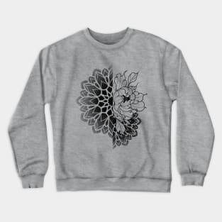 Mandala peonies Crewneck Sweatshirt